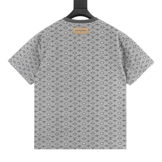 Louis Vuitton All-Over Monogram Jacquard Short-Sleeve Shirt