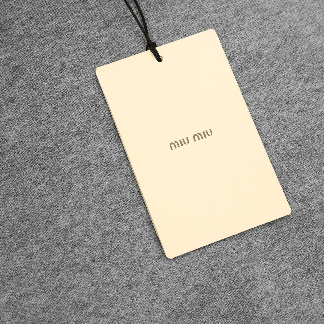 Miu Miu Half-Zip Knit Sweater