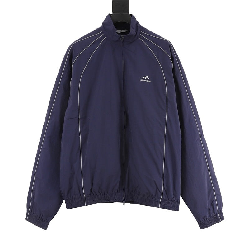 BALENCIAGA BLCG BODIES Blue Windbreaker Set/Sports Jacket