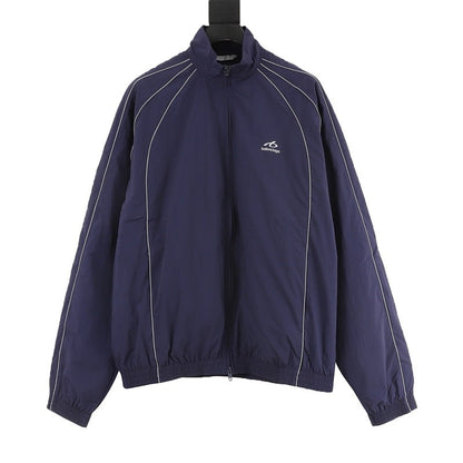 BALENCIAGA BLCG BODIES Blue Windbreaker Set/Sports Jacket