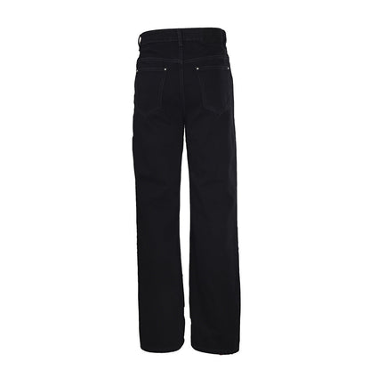 Louis Vuitton High-Waisted Straight-Leg Denim Trousers