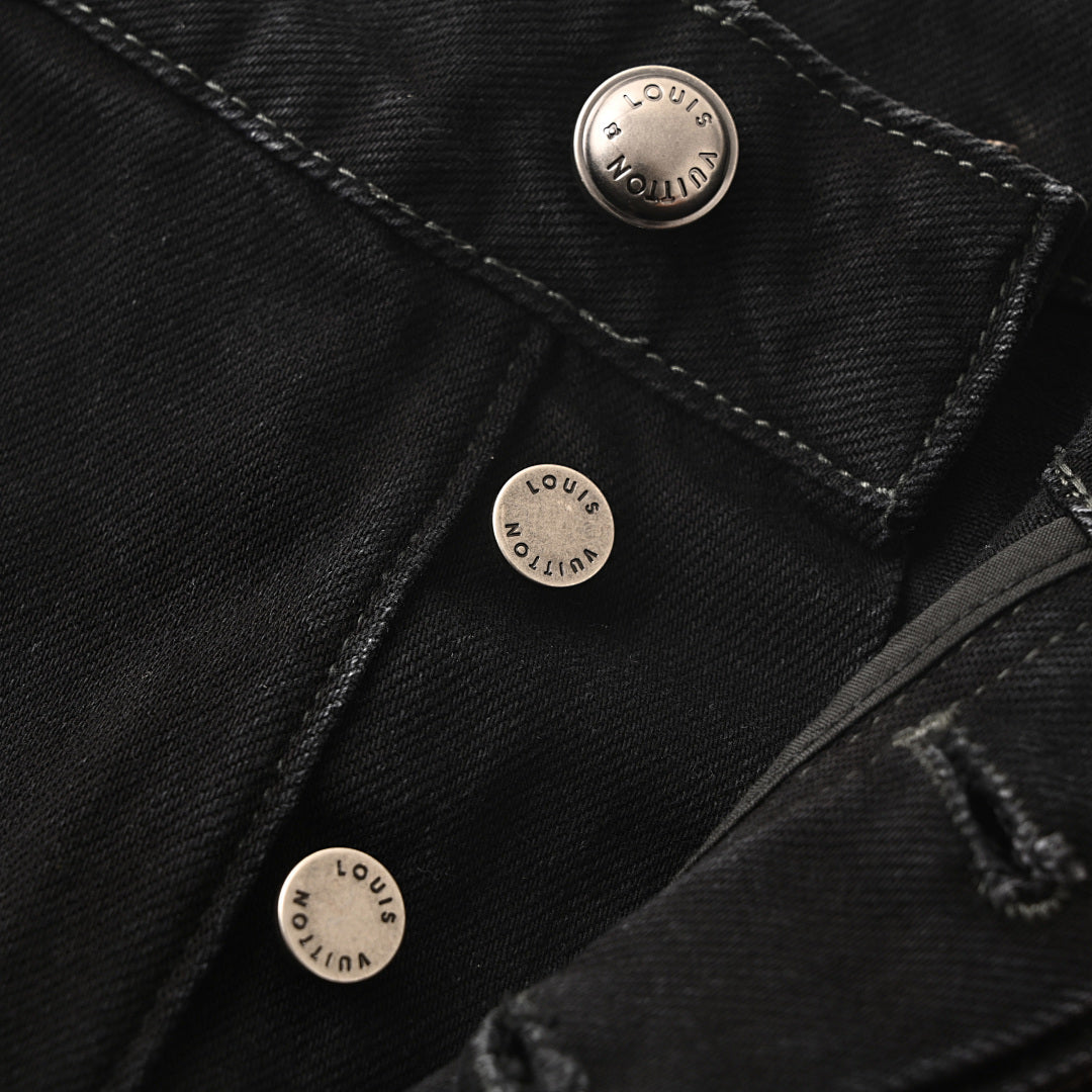 Louis Vuitton High-Waisted Straight-Leg Denim Trousers