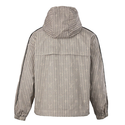Louis Vuitton Check Hooded Windbreaker Jacket
