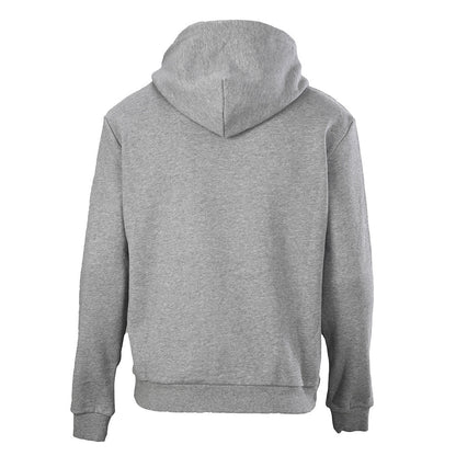 Louis Vuitton Monogram Embroidered Zip Hoodie — Grey