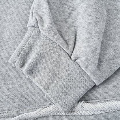 BALENCIAGA Washed Distressed Textured Print Hoodie