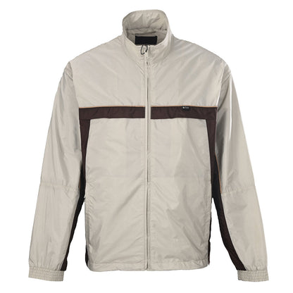 PRADA Color-Blocked Stand-Up Collar Jacket