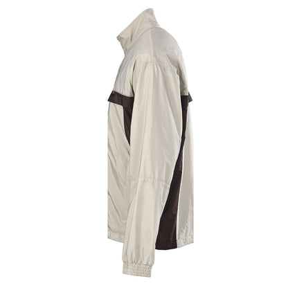 PRADA Color-Blocked Stand-Up Collar Jacket