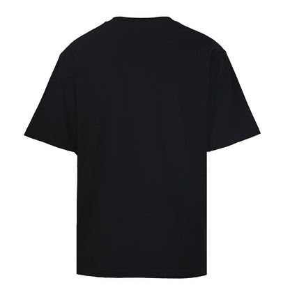 Prada Striped Panel T-Shirt with Triangle Logo