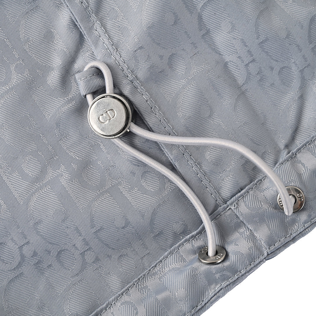 DIOR CD Oblique Tonal Jacquard Hooded Zip Jacket