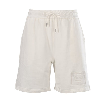 Gucci Script Logo Patch Cotton Sweat Shorts – Off-White