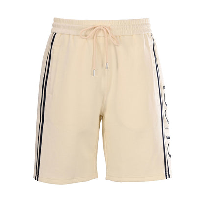 Gucci Script Logo Side Stripe Cotton Fleece Shorts – Off-White