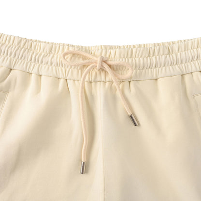 Gucci Script Logo Side Stripe Cotton Fleece Shorts – Off-White
