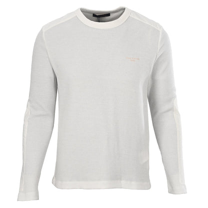 Louis Vuitton Waffle-Knit Long Sleeve Top — Ivory