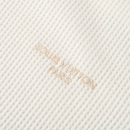 Louis Vuitton Waffle-Knit Long Sleeve Top — Ivory