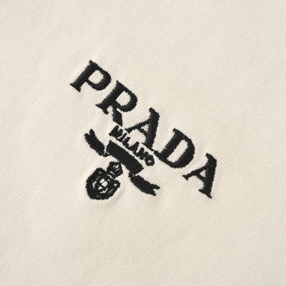 PRADA T-Shirt with Small Embroidery