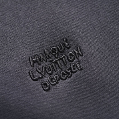 Louis Vuitton Pearl Drawstring Zip Hoodie — Slate Blue