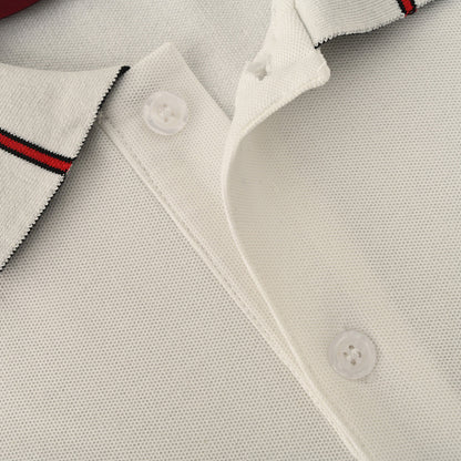 GUCCI Ribbed Jacquard Polo Shirt
