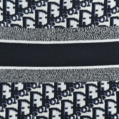 Dior Oblique Jacquard Cashmere Reversible Crewneck Sweater