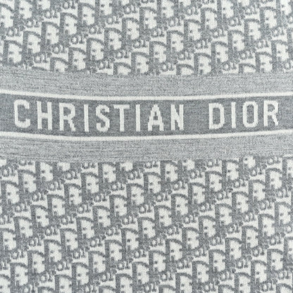 Dior Oblique Jacquard Cashmere Reversible Crewneck Sweater