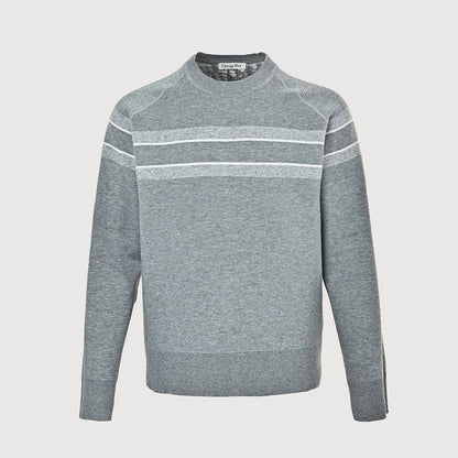 Dior Oblique Jacquard Cashmere Reversible Crewneck Sweater
