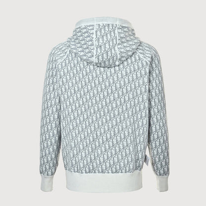 Dior 24FW Oblique Jacquard Cashmere Reversible Zip Jacket