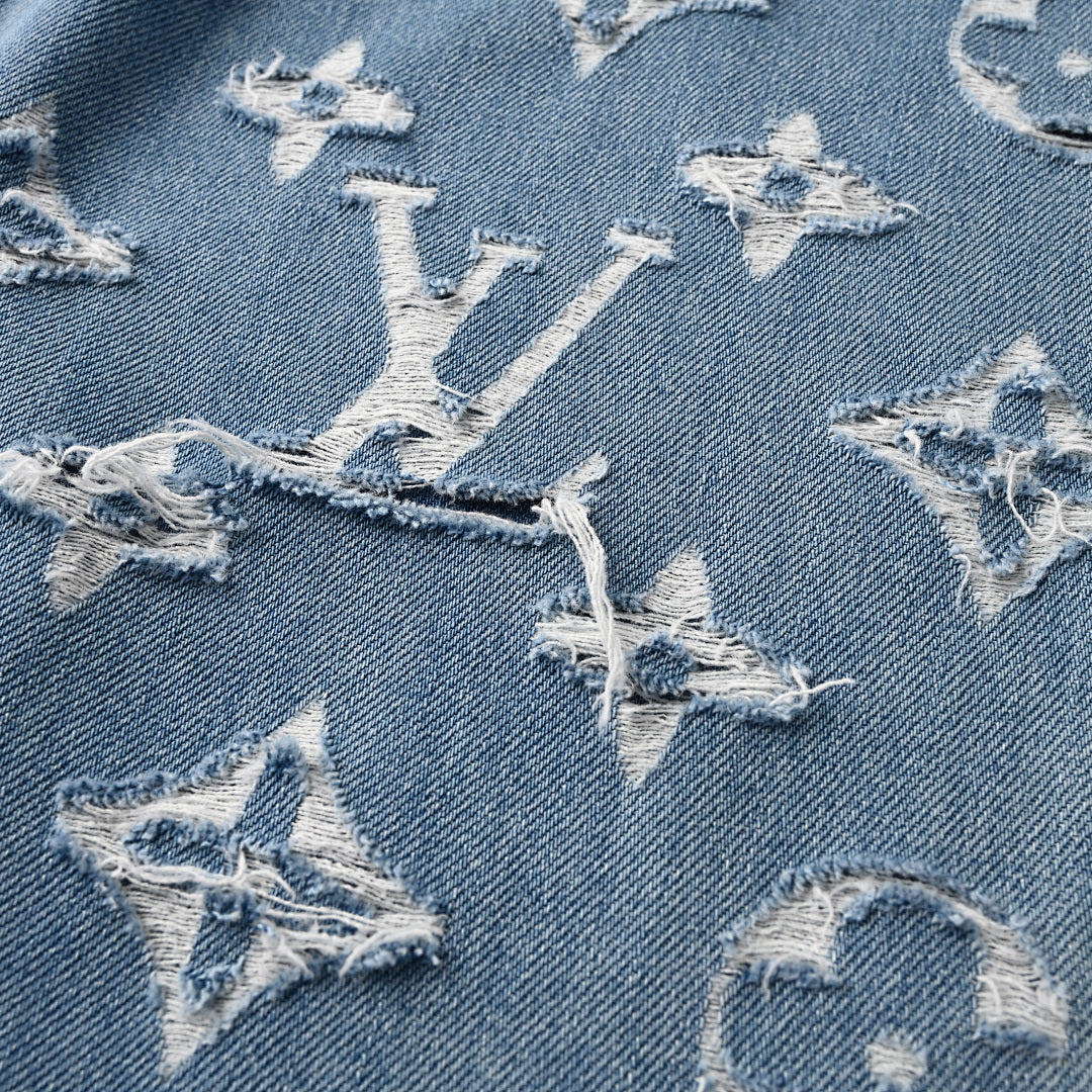 Louis Vuitton High-Waisted Straight-Leg Denim Trousers