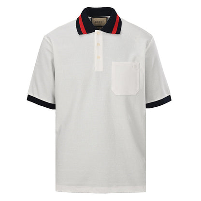 Gucci Double G Embroidered Polo Shirt