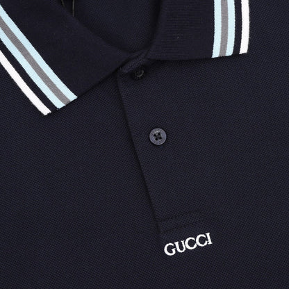 Gucci Minimalist Lettering Polo Shirt