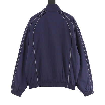 BALENCIAGA BLCG BODIES Blue Windbreaker Set/Sports Jacket