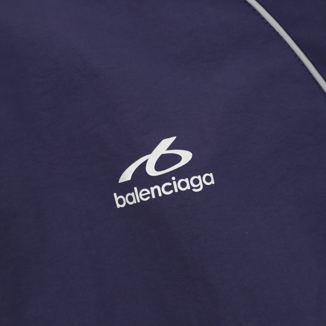 BALENCIAGA BLCG BODIES Blue Windbreaker Set/Sports Jacket