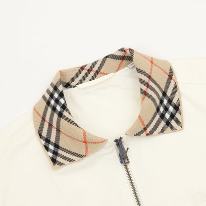 BURBERRY BBR Two-Tone Check Lapel Jacket