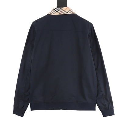 BURBERRY BBR Two-Tone Check Lapel Jacket