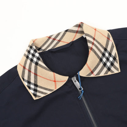 BURBERRY BBR Two-Tone Check Lapel Jacket