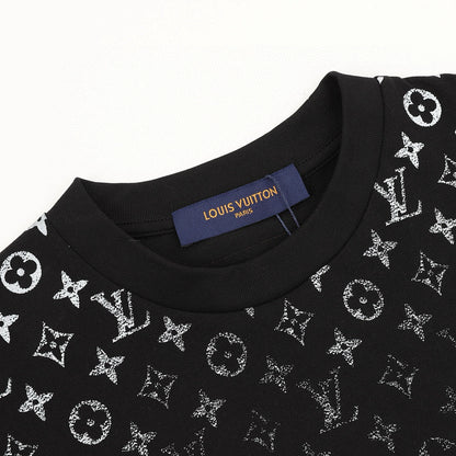 Louis Vuitton Classic Gradient All-Over Logo Short-Sleeve Shirt