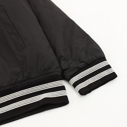 CELINE Letter-Print Padded Baseball Jacket