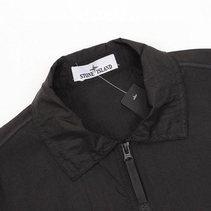 Stone Island Nylon Meta Long-Sleeve Zip Chest-Strap Jacket