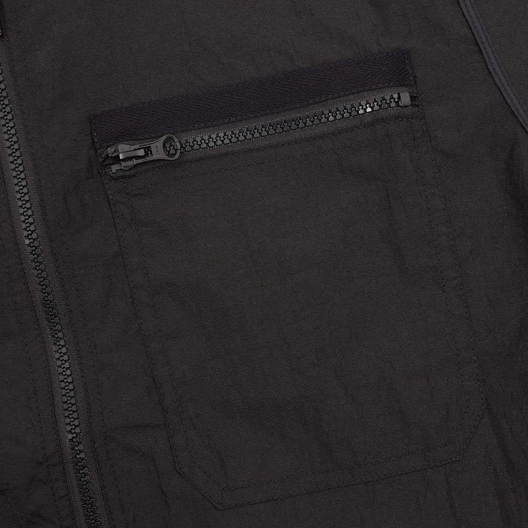 Stone Island Nylon Meta Long-Sleeve Zip Chest-Strap Jacket