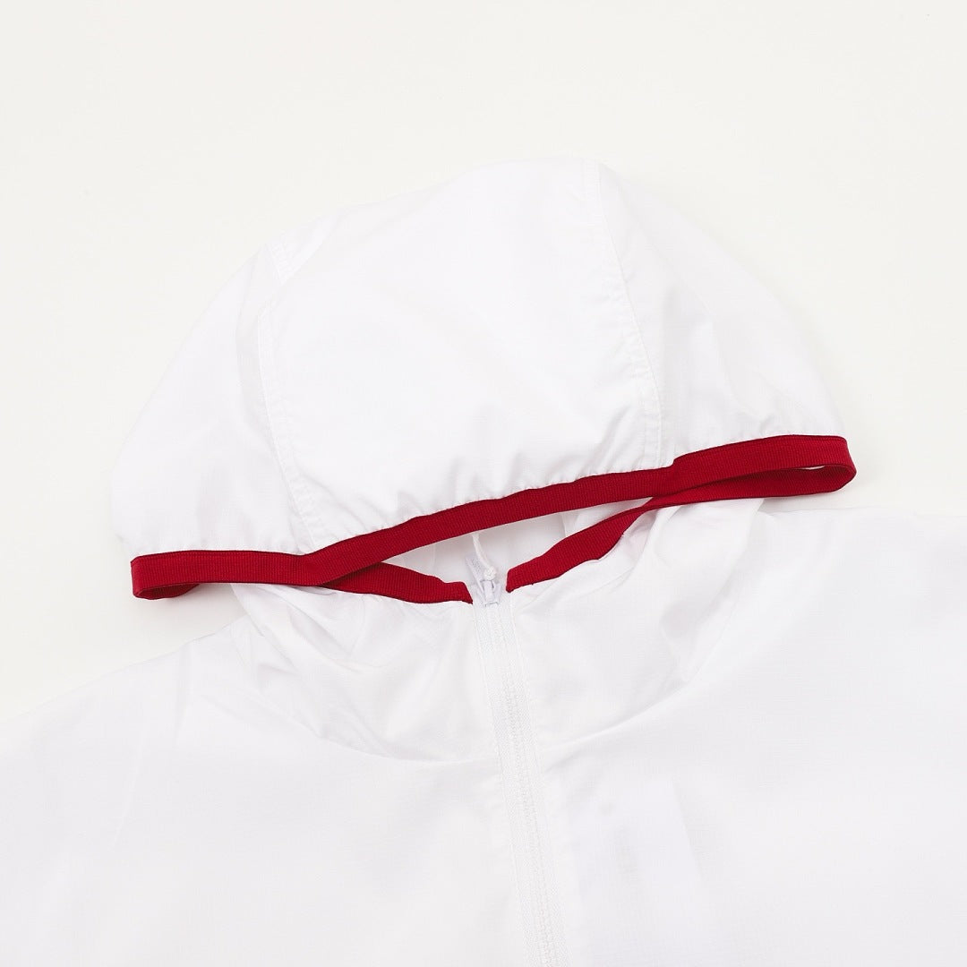 Thom Browne Two-Tone Four-Bar Stripe Sun Protection Jacket
