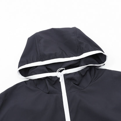 Thom Browne Two-Tone Four-Bar Stripe Sun Protection Jacket