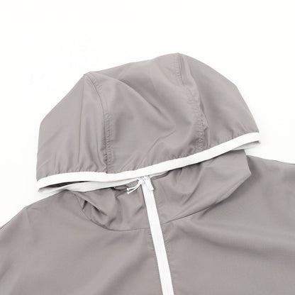 Thom Browne Two-Tone Four-Bar Stripe Sun Protection Jacket