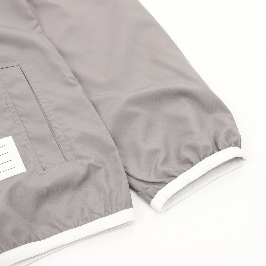 Thom Browne Two-Tone Four-Bar Stripe Sun Protection Jacket