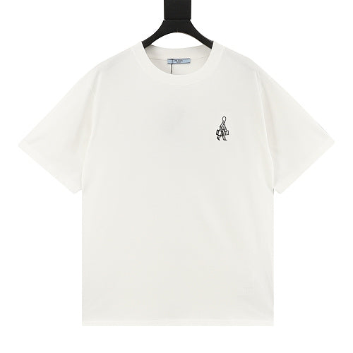 Prada Shopper Figure Graphic T-Shirt