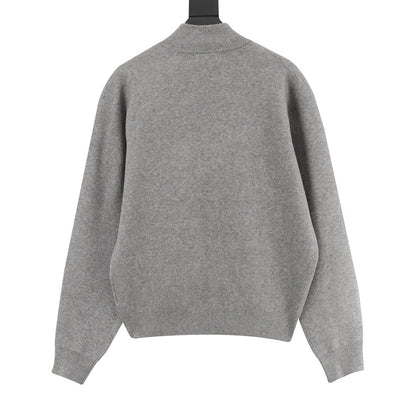 Miu Miu Half-Zip Knit Sweater