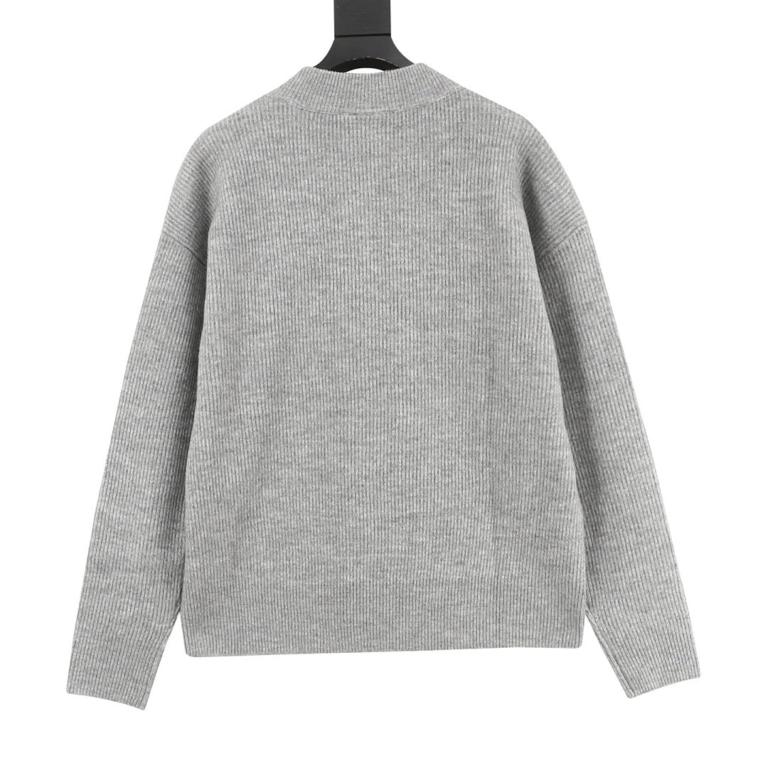 Dior Ribbed V-Neck Sweater