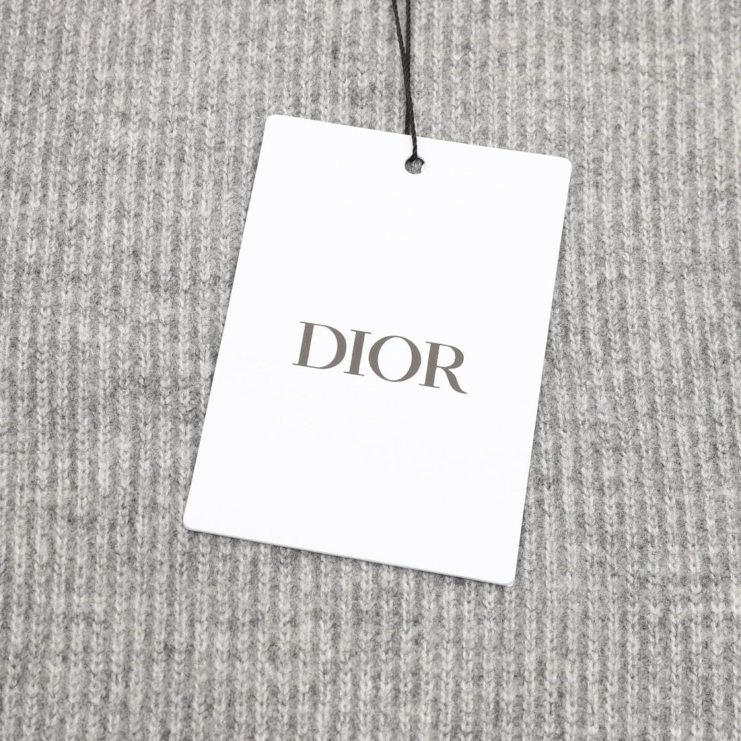 Dior Ribbed V-Neck Sweater