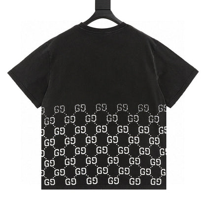 GUCCI Double GG Print Gradient T-Shirt