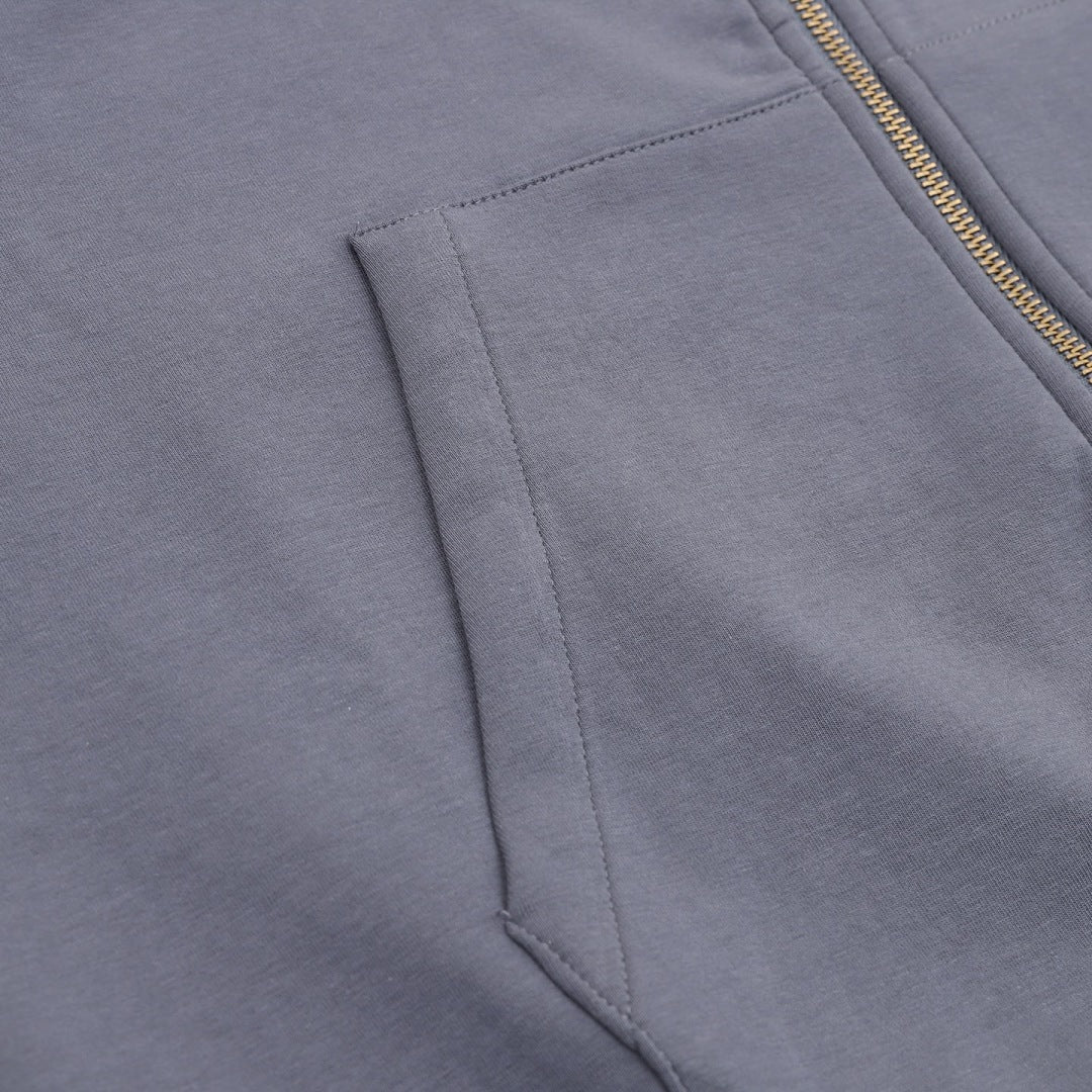 Louis Vuitton Zip-Up Hoodie Slate Blue