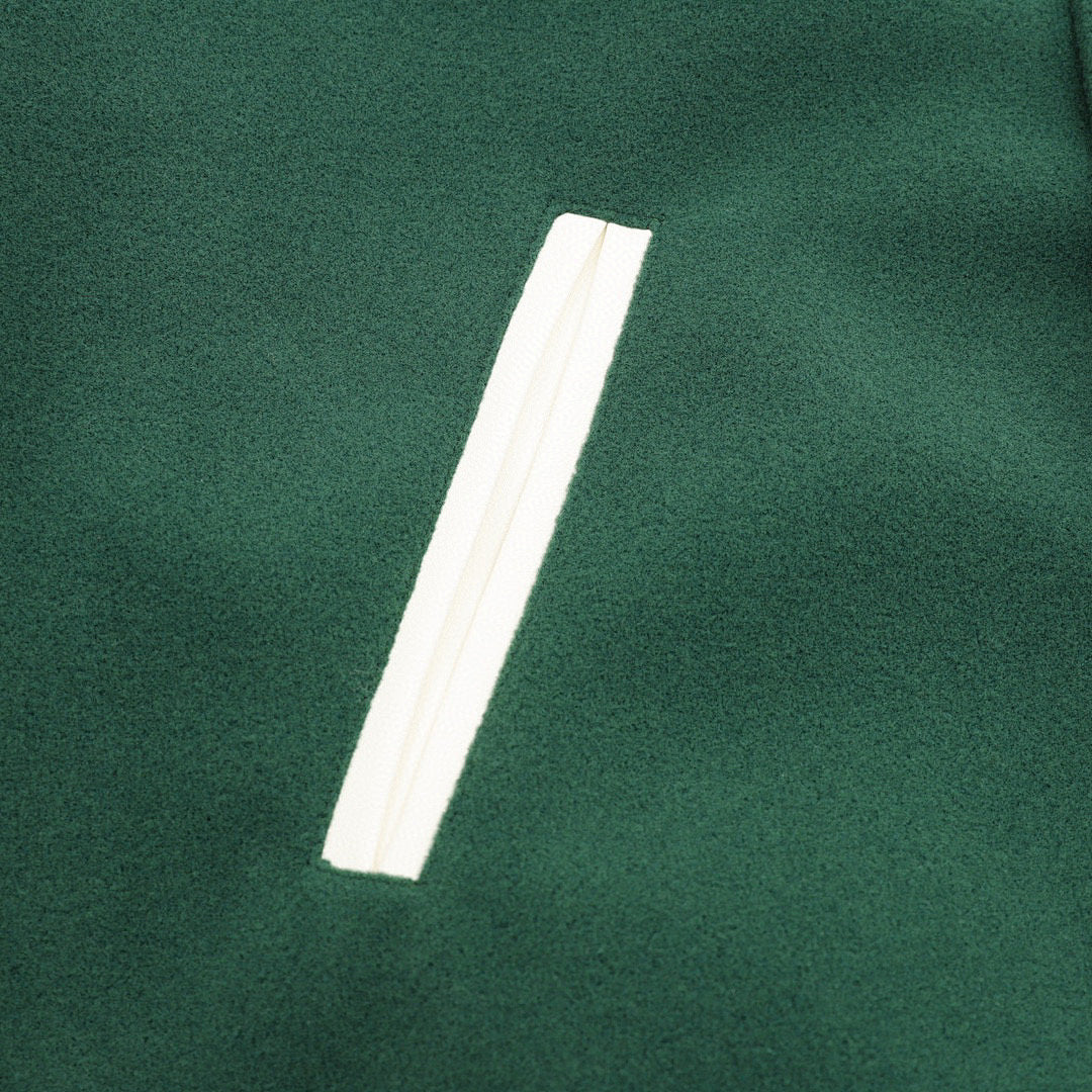 CELINE Triomphe C Logo Patchwork Embroidery Baseball Jacket
