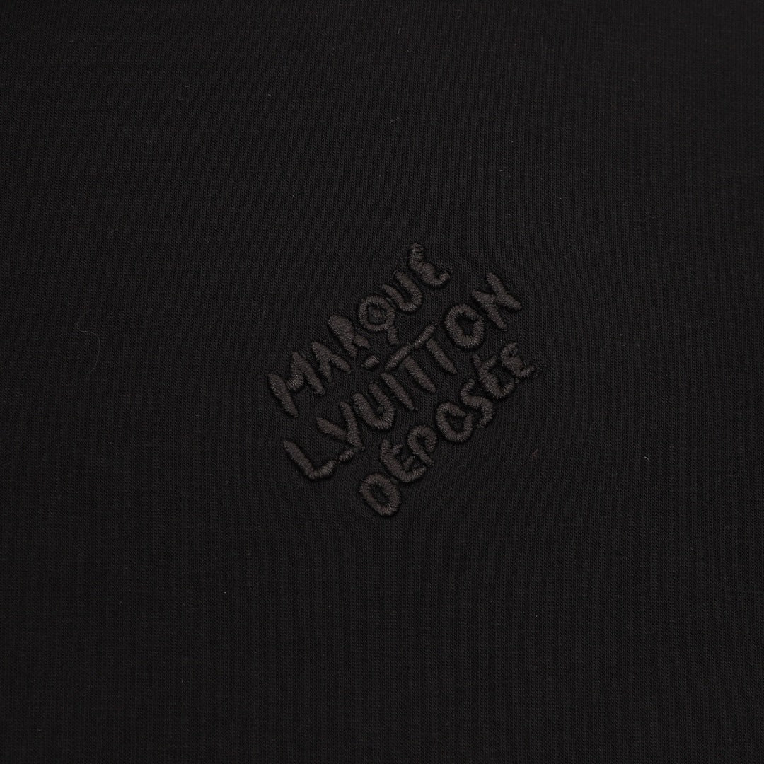Louis Vuitton Zip-Up Hoodie Black