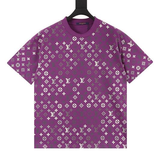 Louis Vuitton monogram gradient short-sleeved shirt